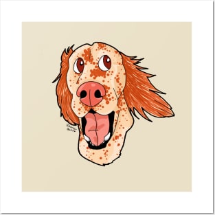 English Setter Shirt Posters and Art